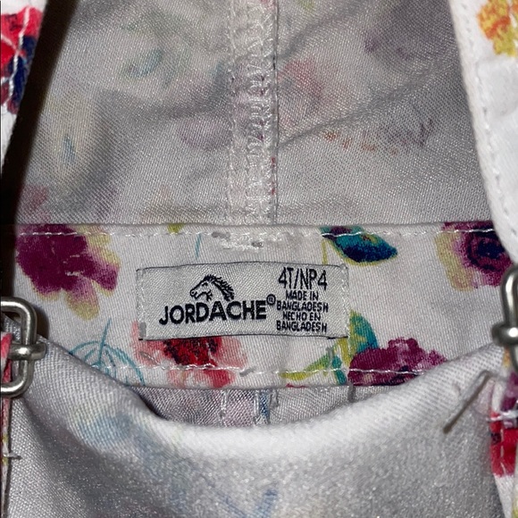 Floral Print Overalls - Picture 4 of 4